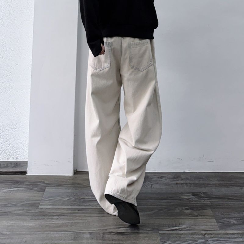 Multi-Button Paneled Wide Pants