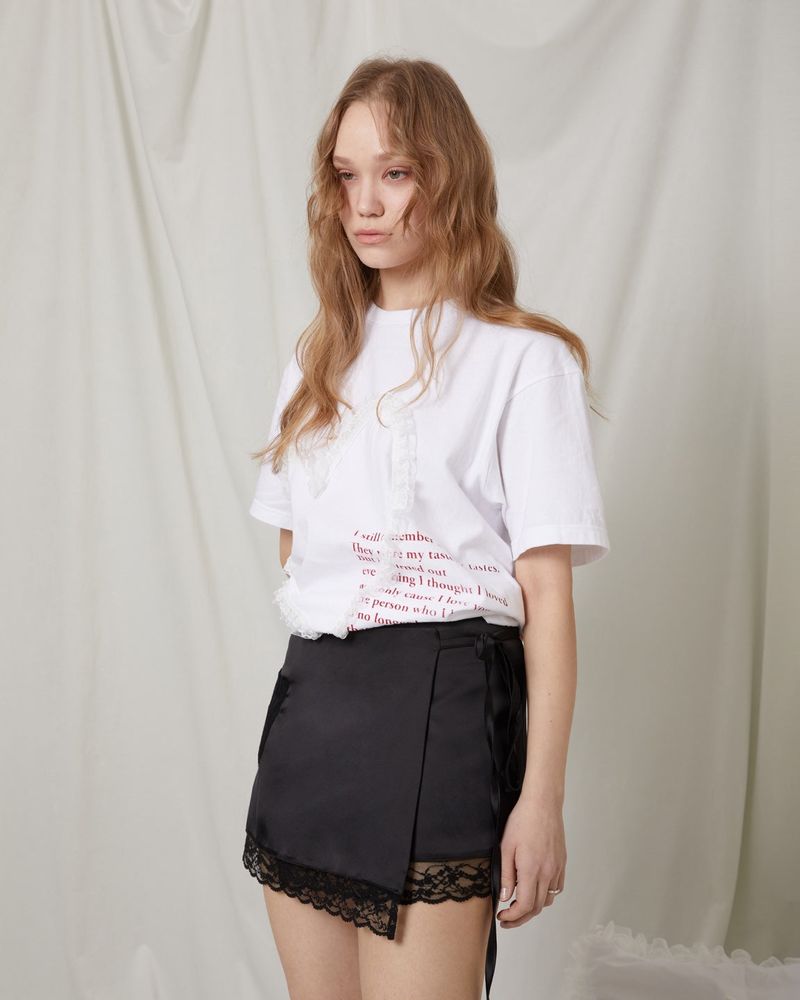 Satin strap sk / black