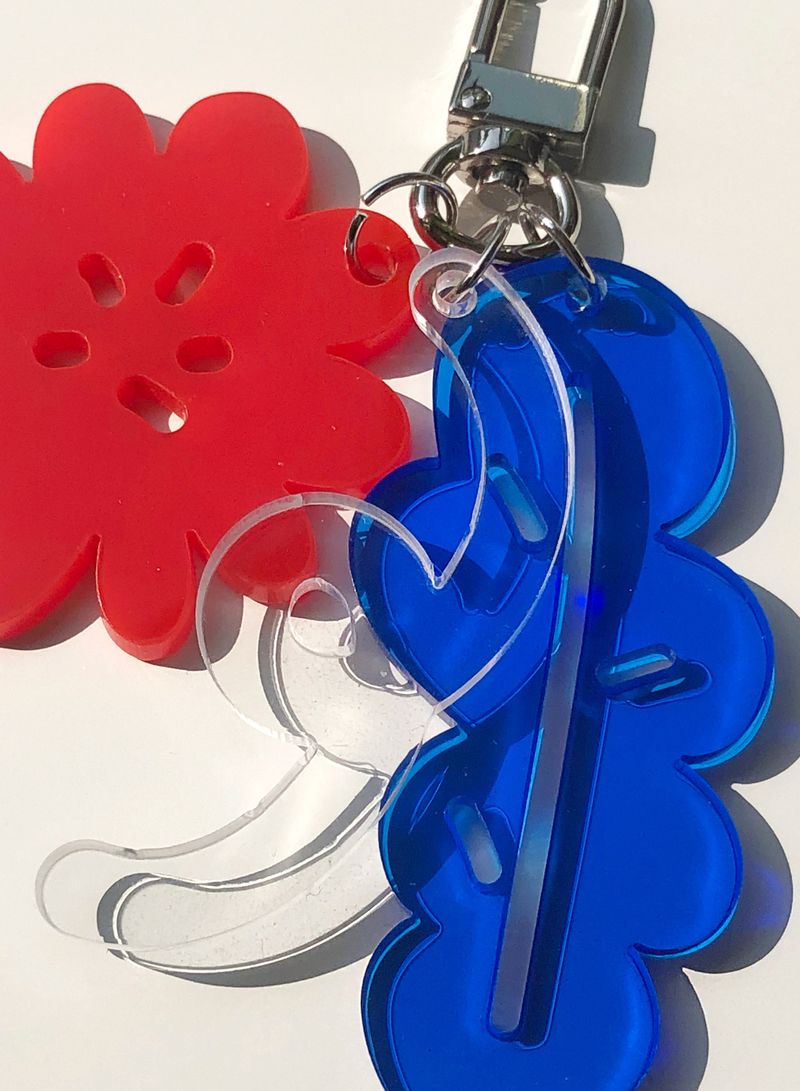 Le Monde Keyring