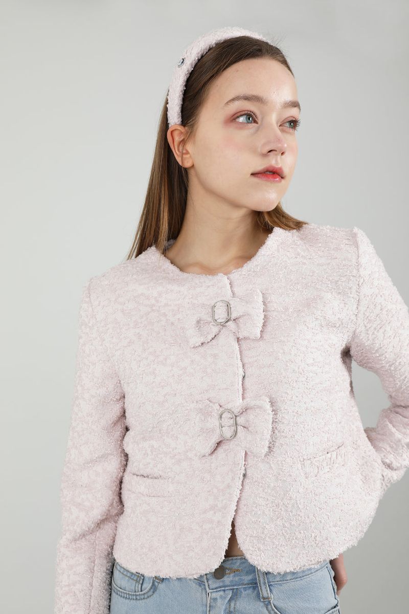 Antic Tweed HairBand Pink