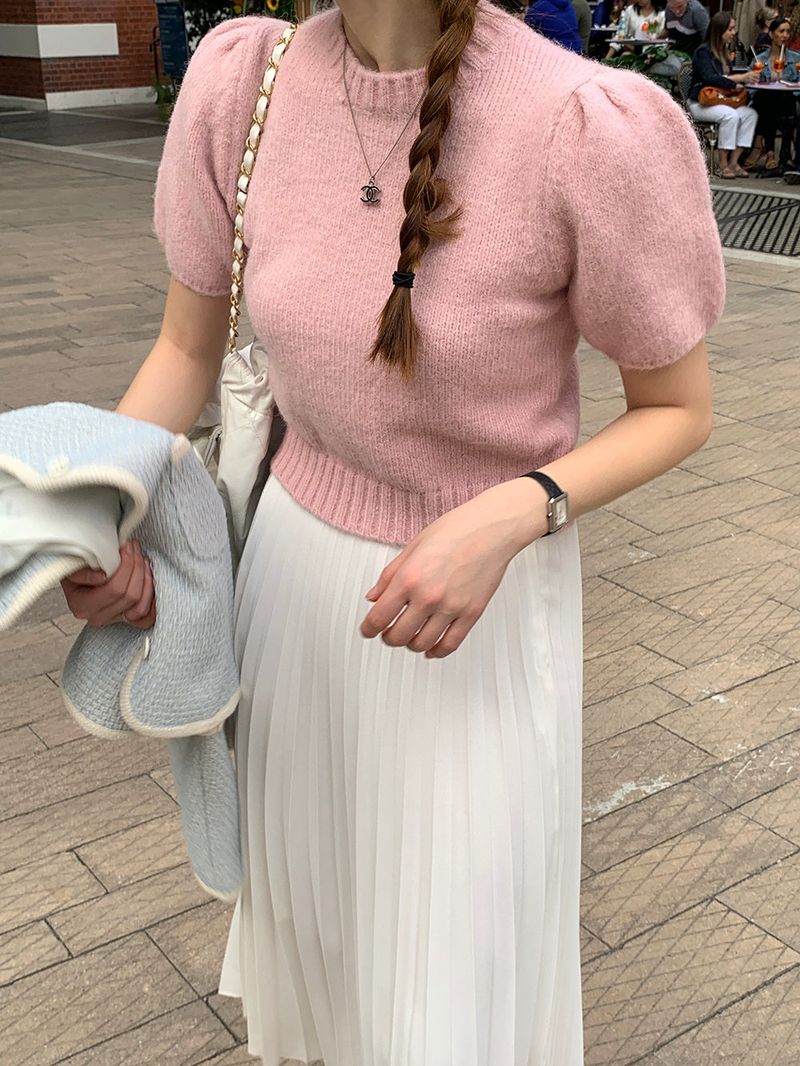 [MADE] LOVE MORE PINTUCK LONG SKIRT