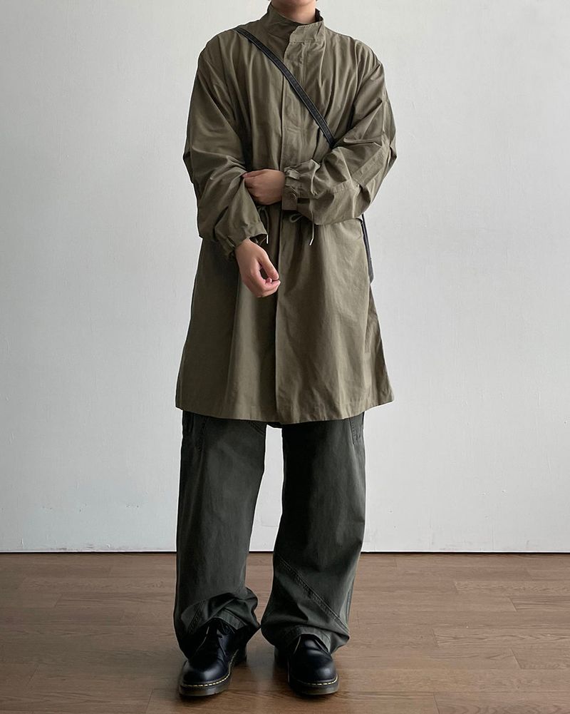 Vent High Neck Fishtail Jacket