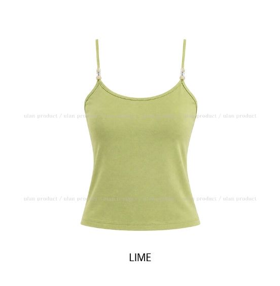 Lychee Bead Strap Sleeveless