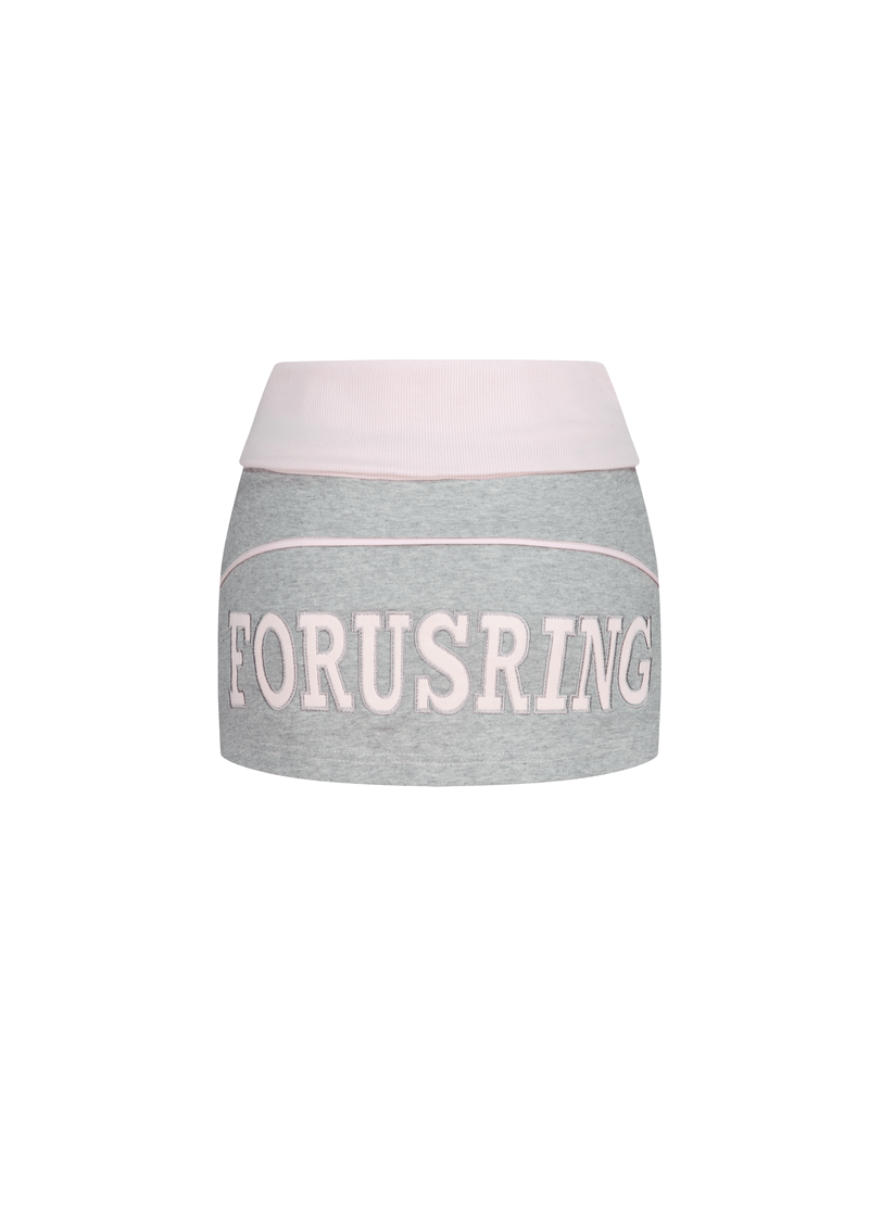 Forusring（フォーラスリング）の「BEBE TRAINING MINI SKIRT [GREY]（Skirts）」