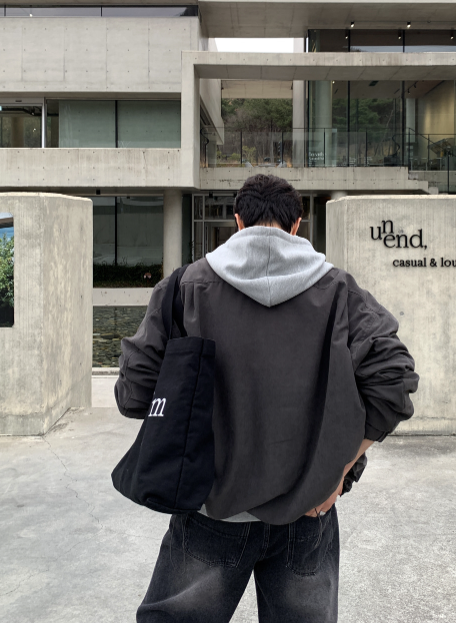 Decrab Washed Light Overfit Night Jacket