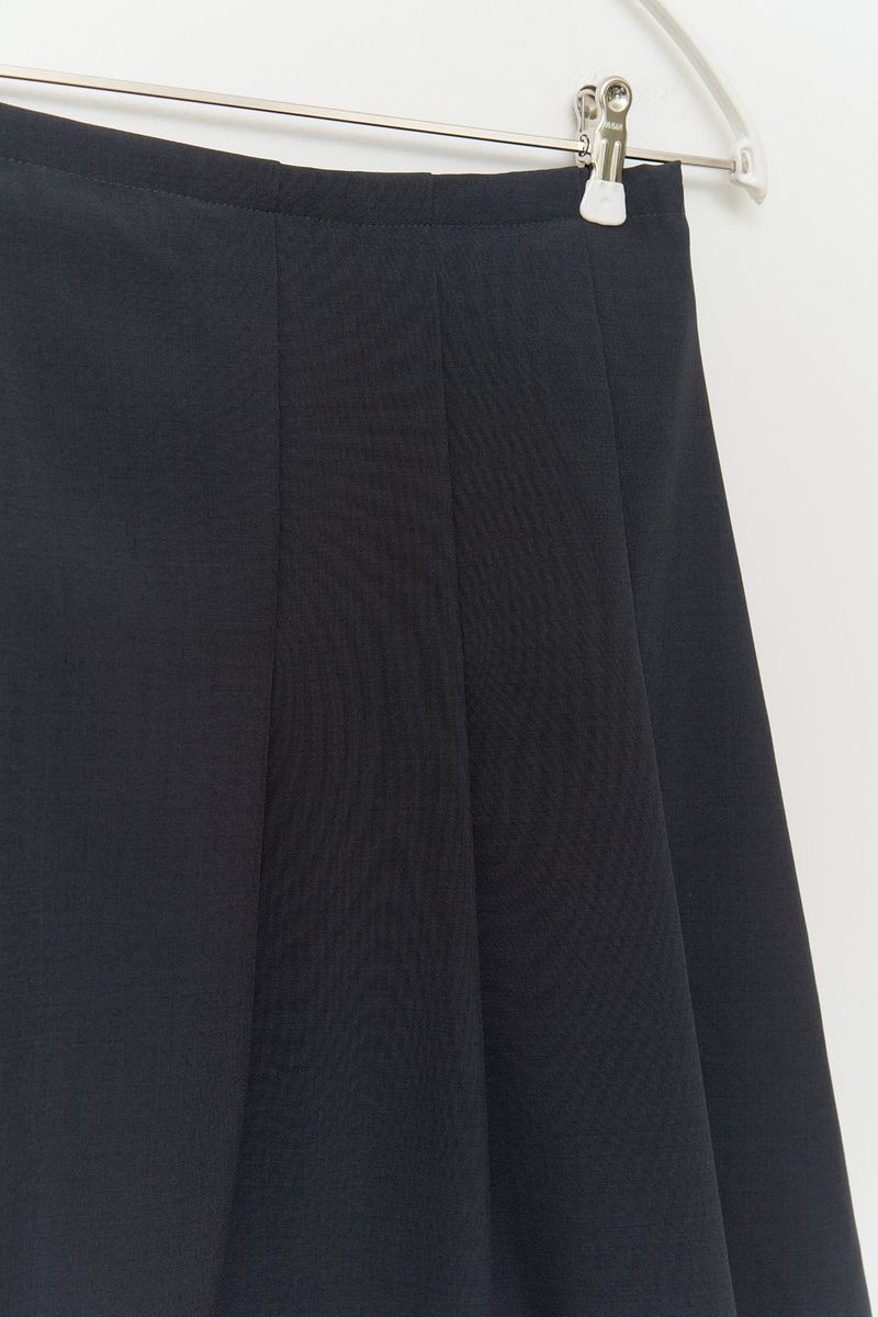 (W) Records Pleats Skirt