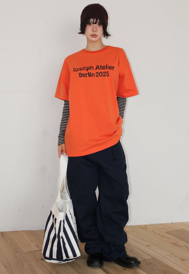 BARREL WIDE COTTON PANTS