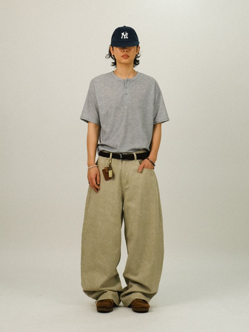 RU Dying Cotton Wide Pants