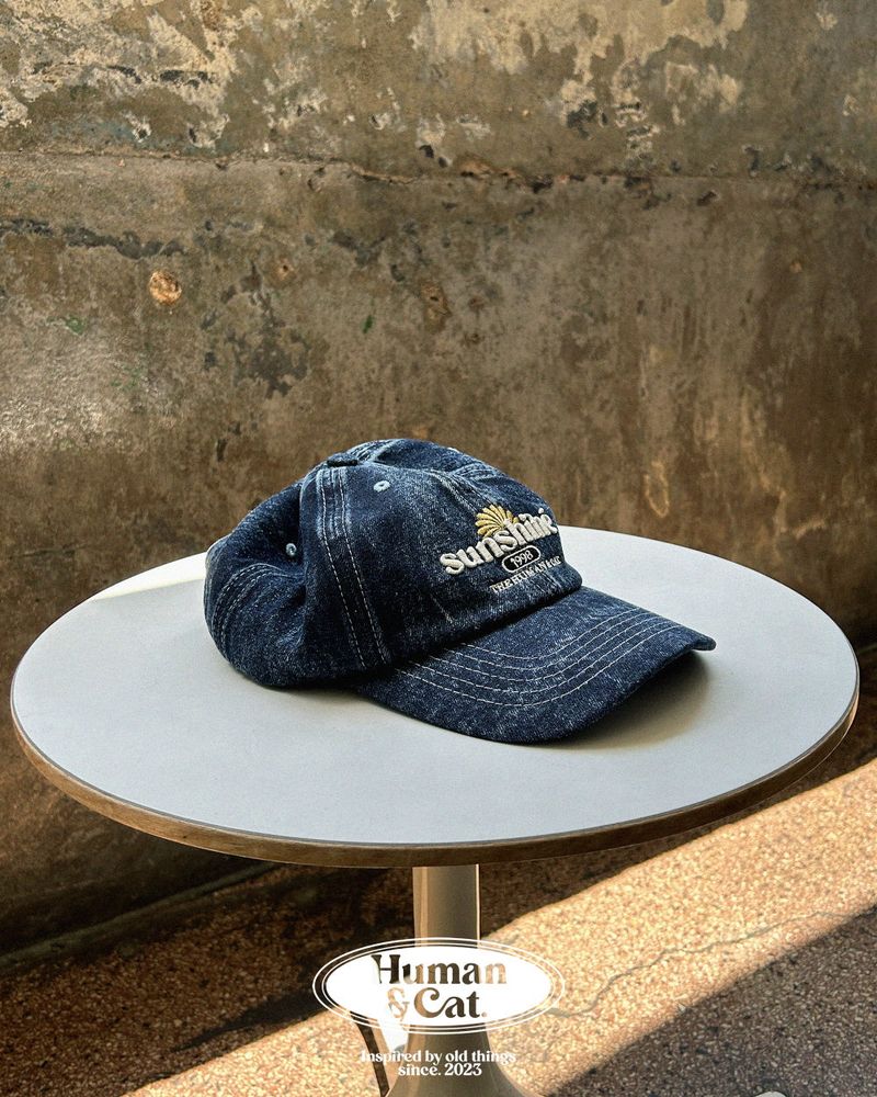 SUNSHINE WASHED DENIM BALL CAP / INDIGO BLUE