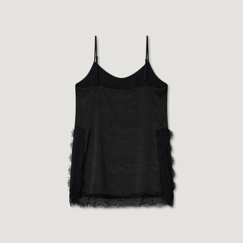 Melrose Satin Lace Top