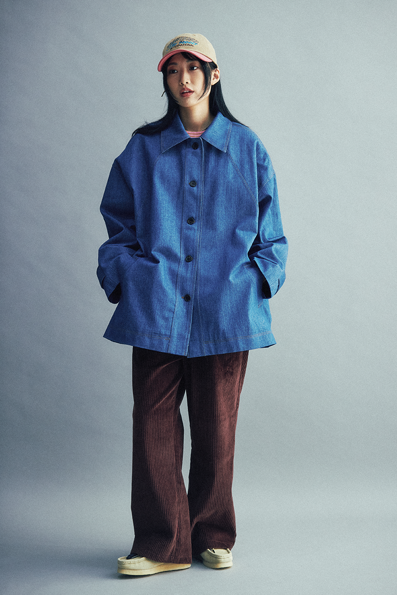 KOOKEESEE Slub Denim Jacket