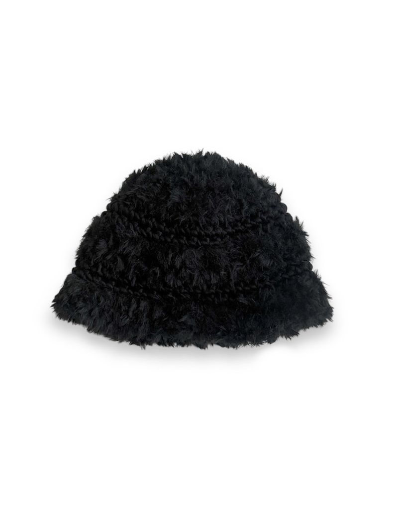  mix fur hat (black)