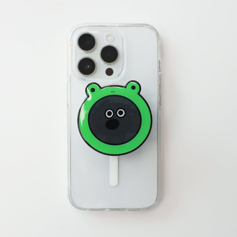 PAPA.GO.PAPA（パパゴーパパ）の「PAPA.GO.PAPA フロッグピズスマートトック（スマホグッズ/小物）」