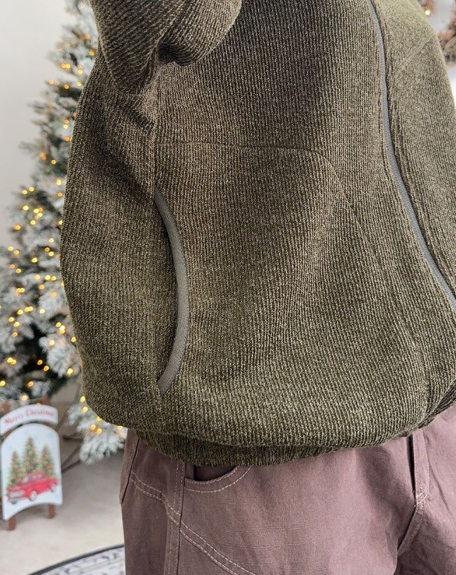 Louis Knit Hooded Zip-Up
