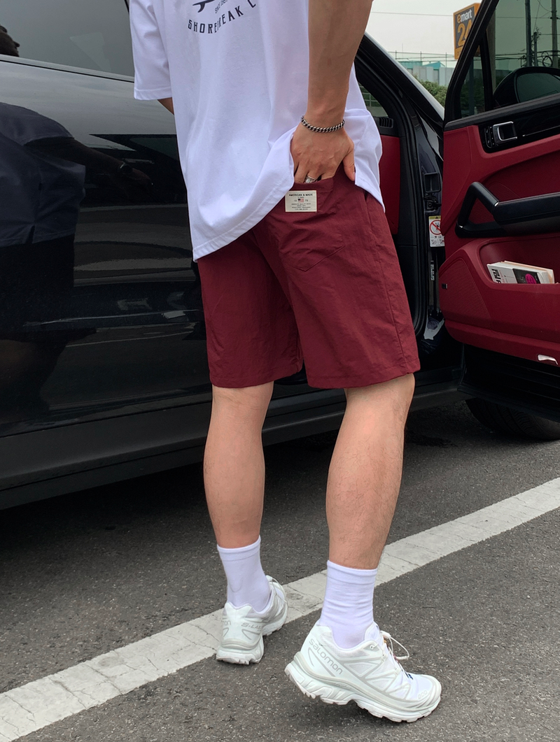 Kors Summer Nylon USA Patch Shorts