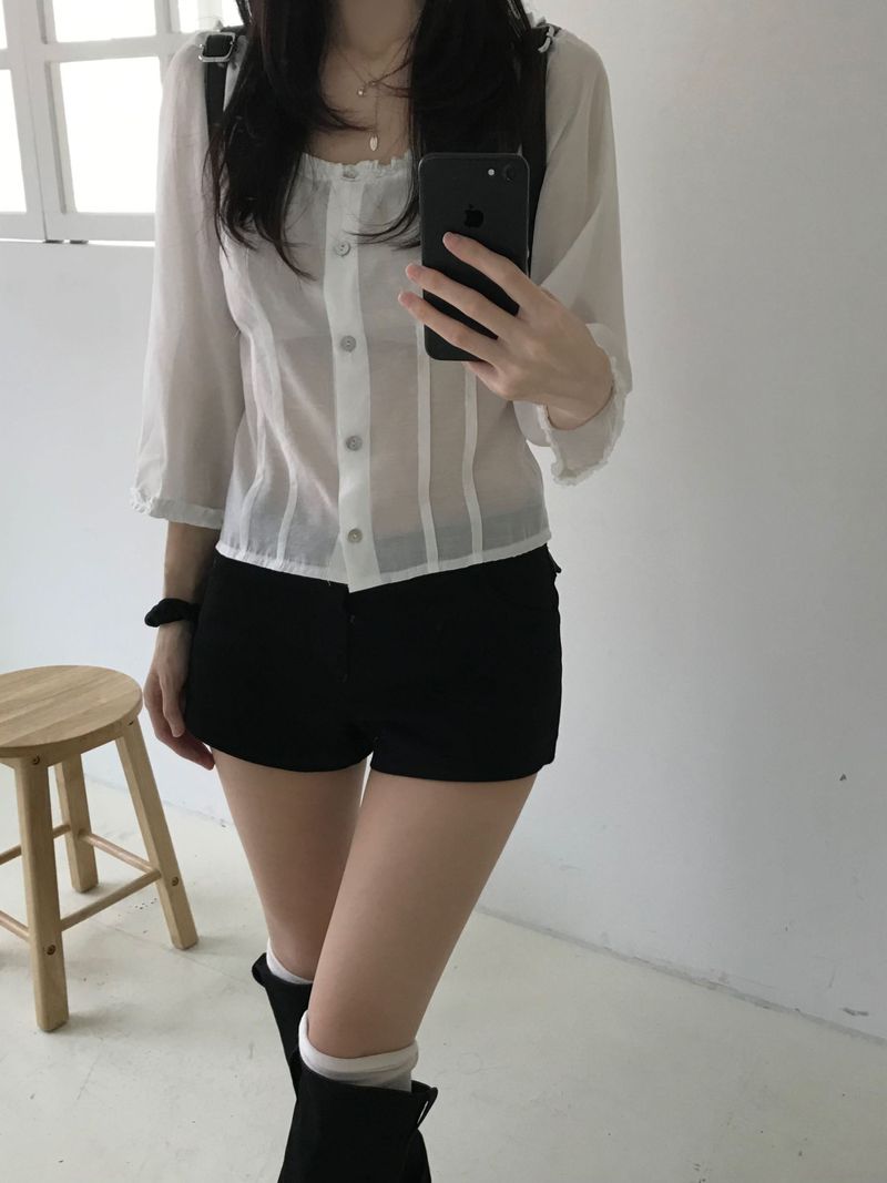 Miel frill blouse (3 colors)