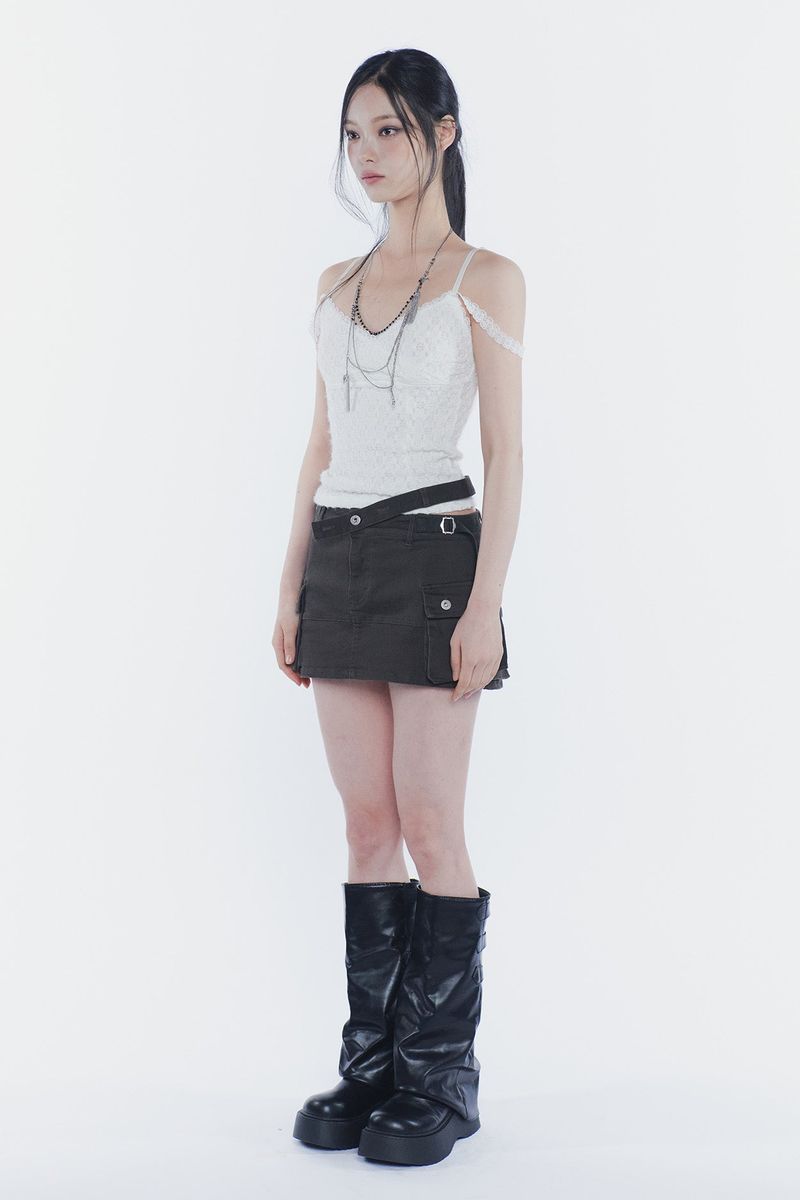 VERA LACE TOP ivory