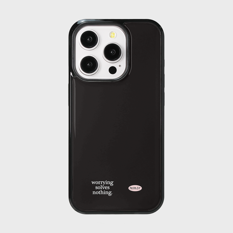 murmursroom（マーマーズルーム）の「holiday epoxy bumper case (black)（Smartphone Accessories）」
