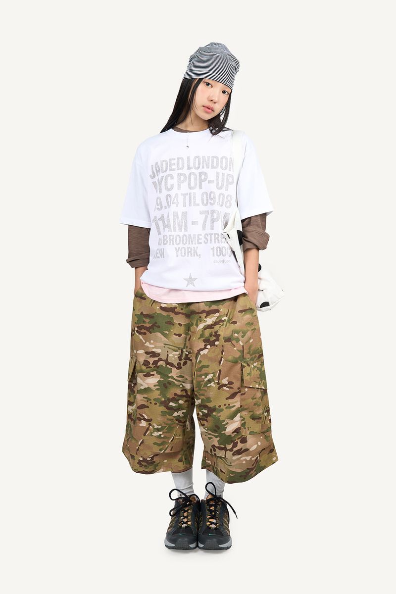 Multicamo Ripstop Bermuda Pants
