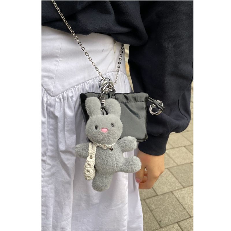 (Bunny Keyring) my name is gray