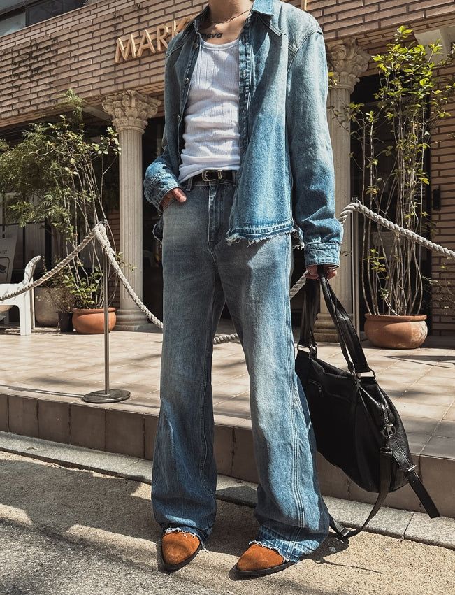Tales Flare Denim Pants