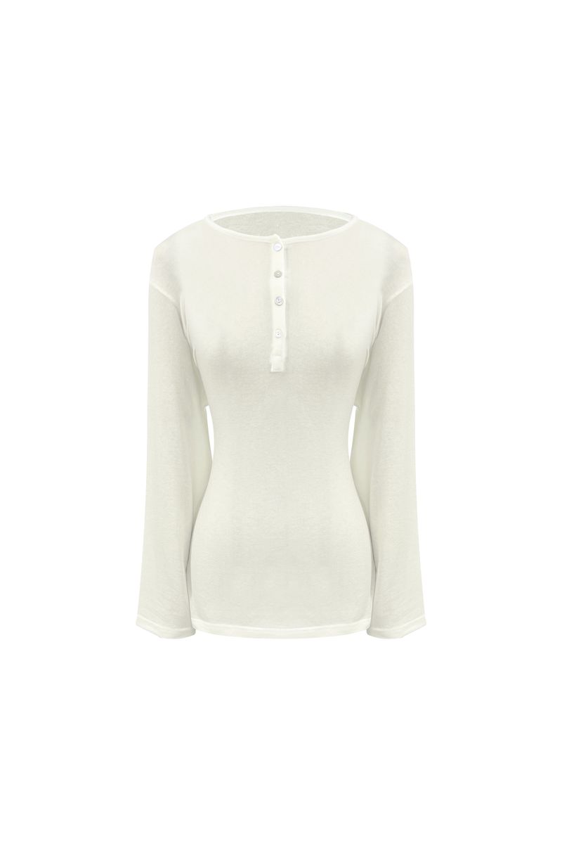 FAIRY WOOL LONG SLEEVE / IVORY