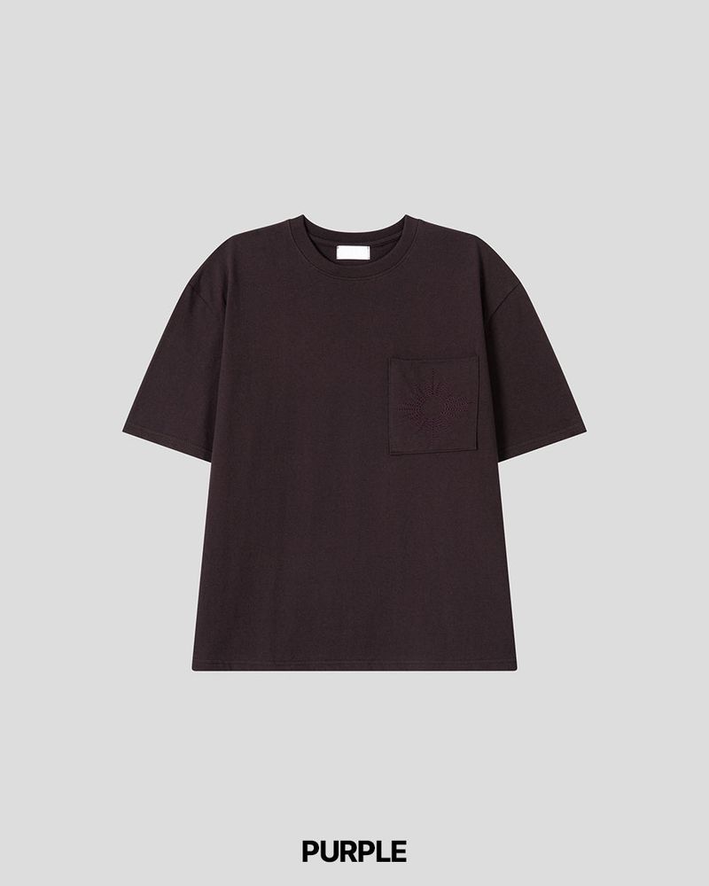 Spark Embroidered Pocket Shrot Sleeve T