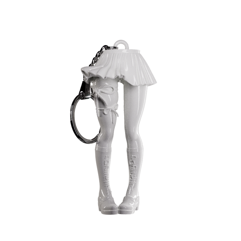 KUROKAMI MOTEL(クロカミモーテル)の「Leg Keychain - White(Toys/Key Holders)」