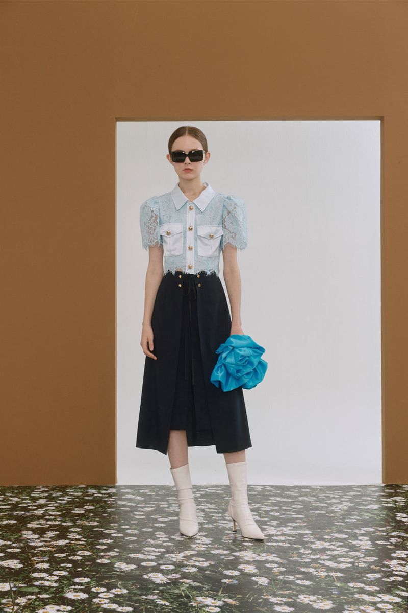 ROMANCHIC(ロマンシック)の「Wrap skirt(Skirts)」