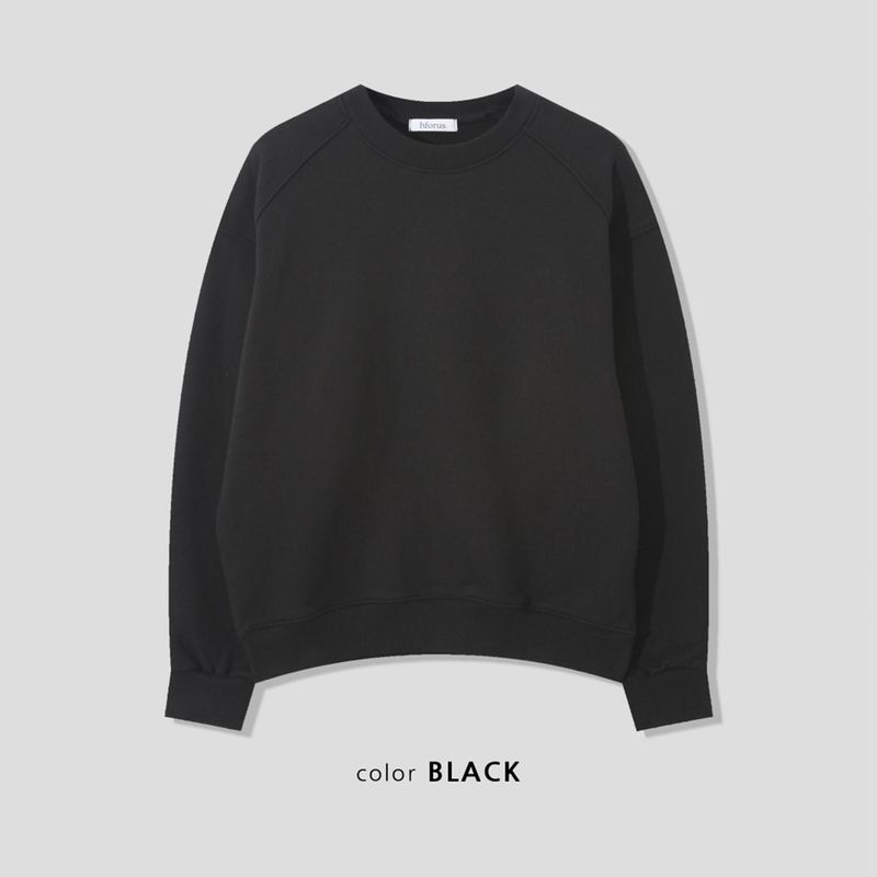[HFORUS MADE]Layer Shoulder Sweatshirt IN RED