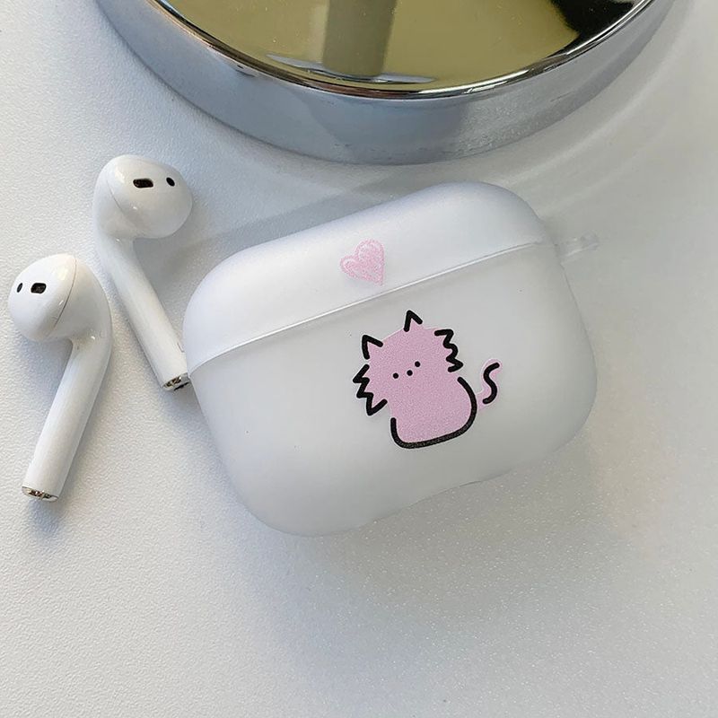 withsome（ウィズサム）の「ピンク - カラフルドンドンゴヤン AirPods ケース_マット（スマホグッズ/小物）」