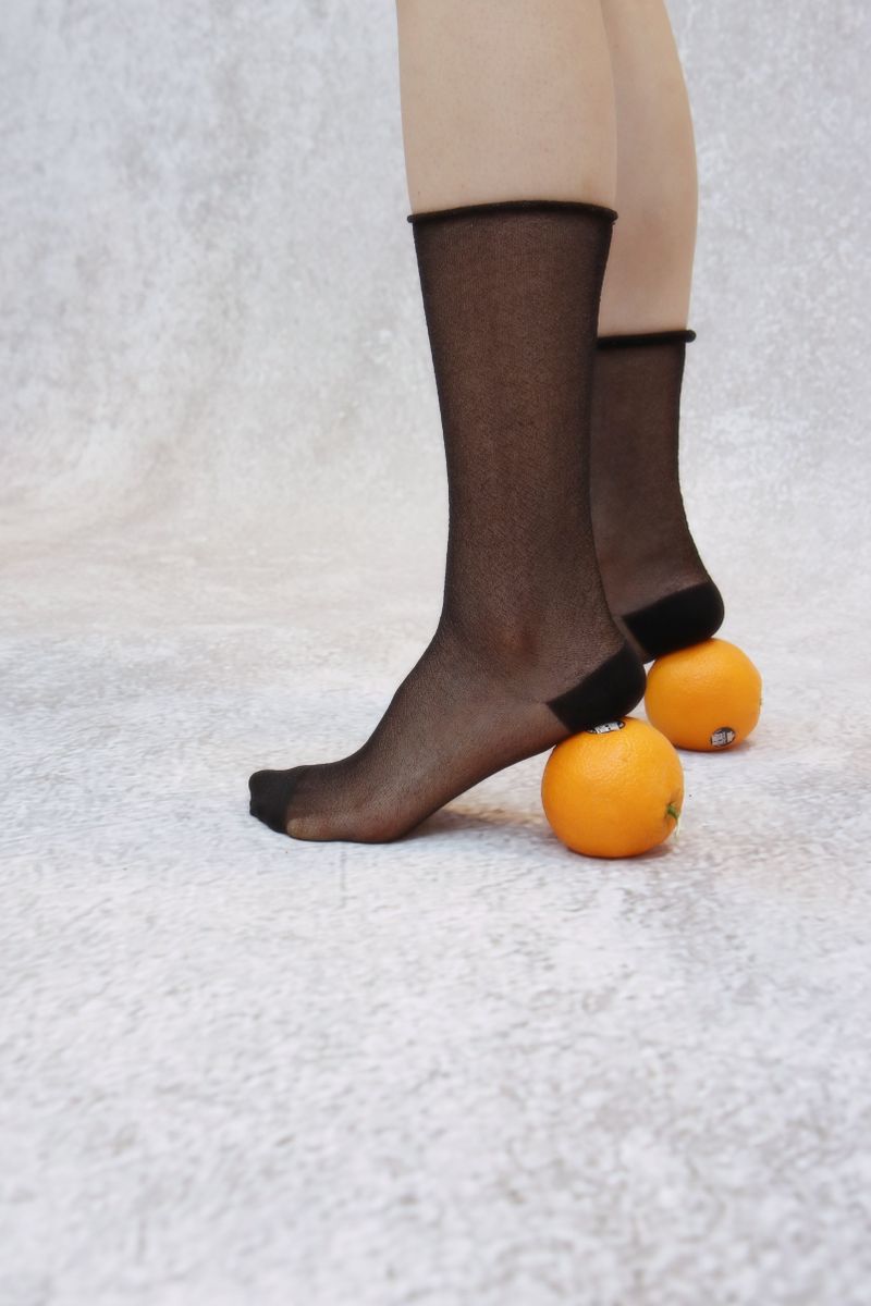 glitter sheer socks set