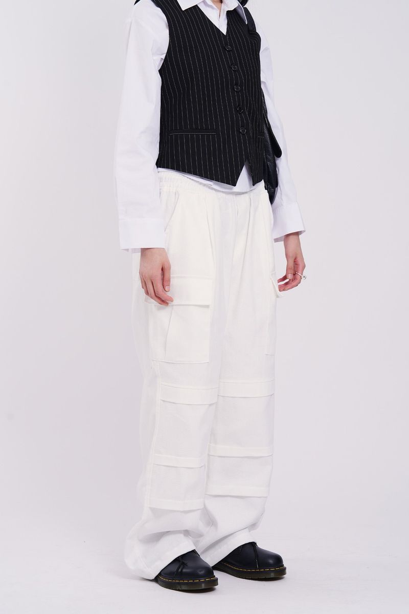 Raucohouse（ラウコハウス）の「Lorton layered banding cargo pants（Pants）」