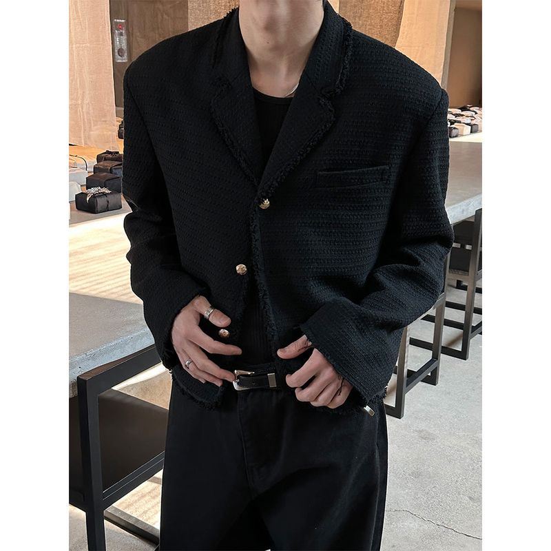 LAURANT（ロラン）の「[S/F] Tail cutting tweed jacket(2color)（Jackets/Outerwear）」