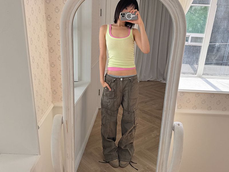 CRISPY CARGO PANTS (3color)
