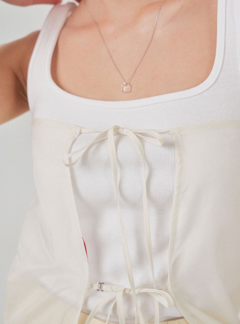 Multi layered dress (ivory)