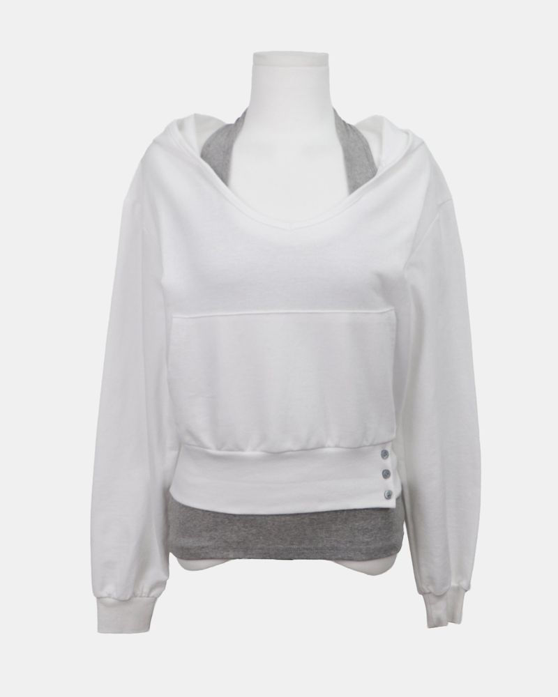 Doe Layered Halter-Neck Sweatshirt Set