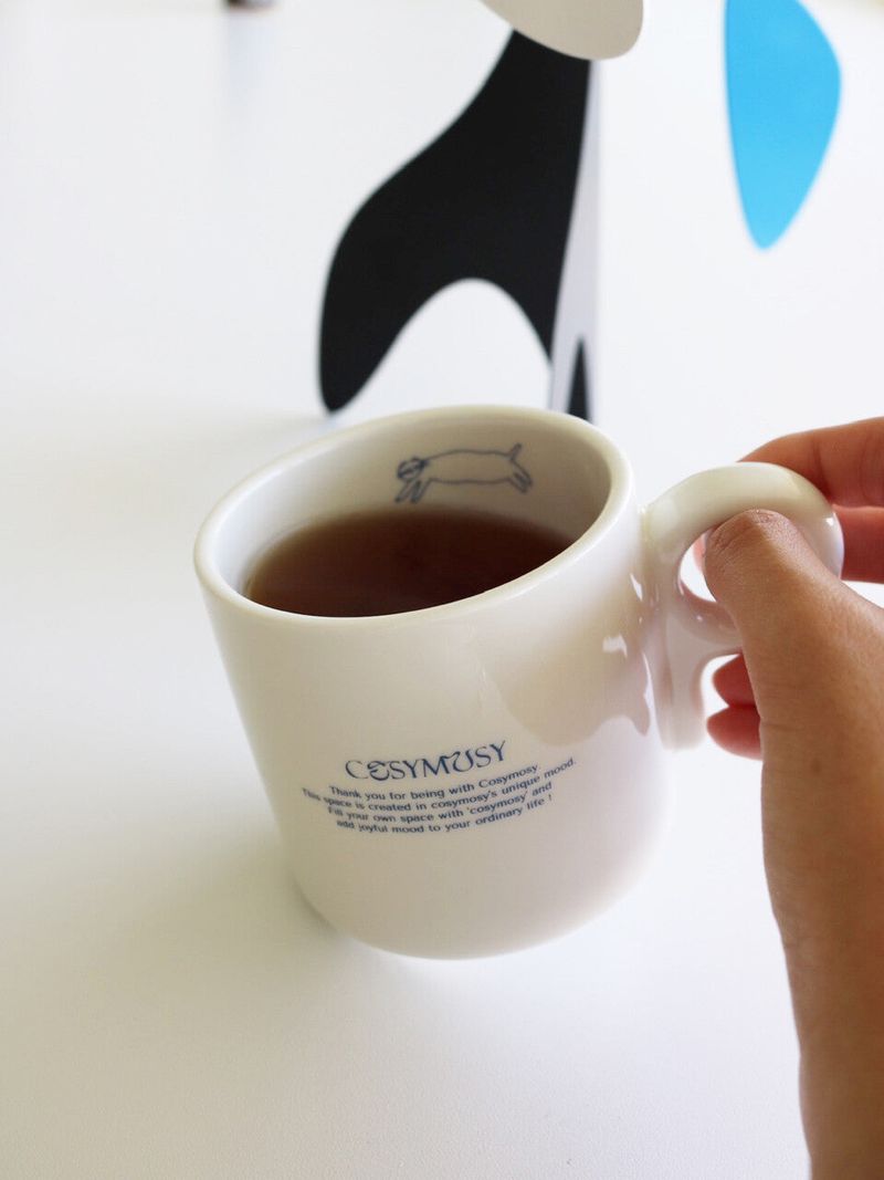 Hiding Cat Mug