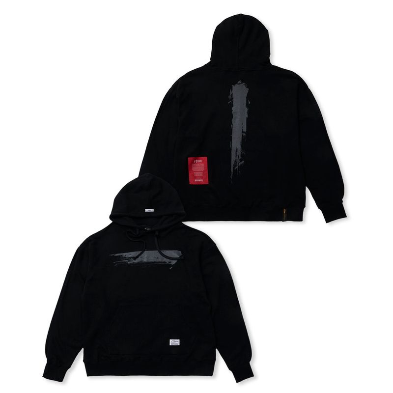 STIGMA(スティグマ)の「PAINT HOODIE BLACK / RED(Tops)」