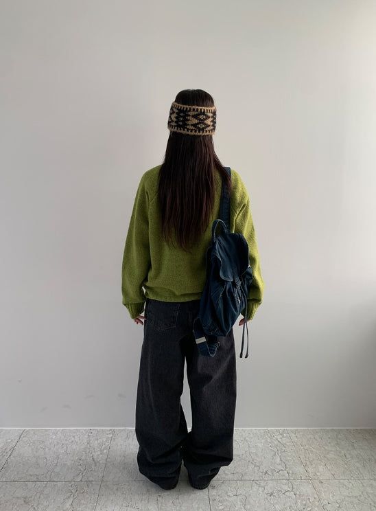 Kirkleb Raglan Color Round Knit