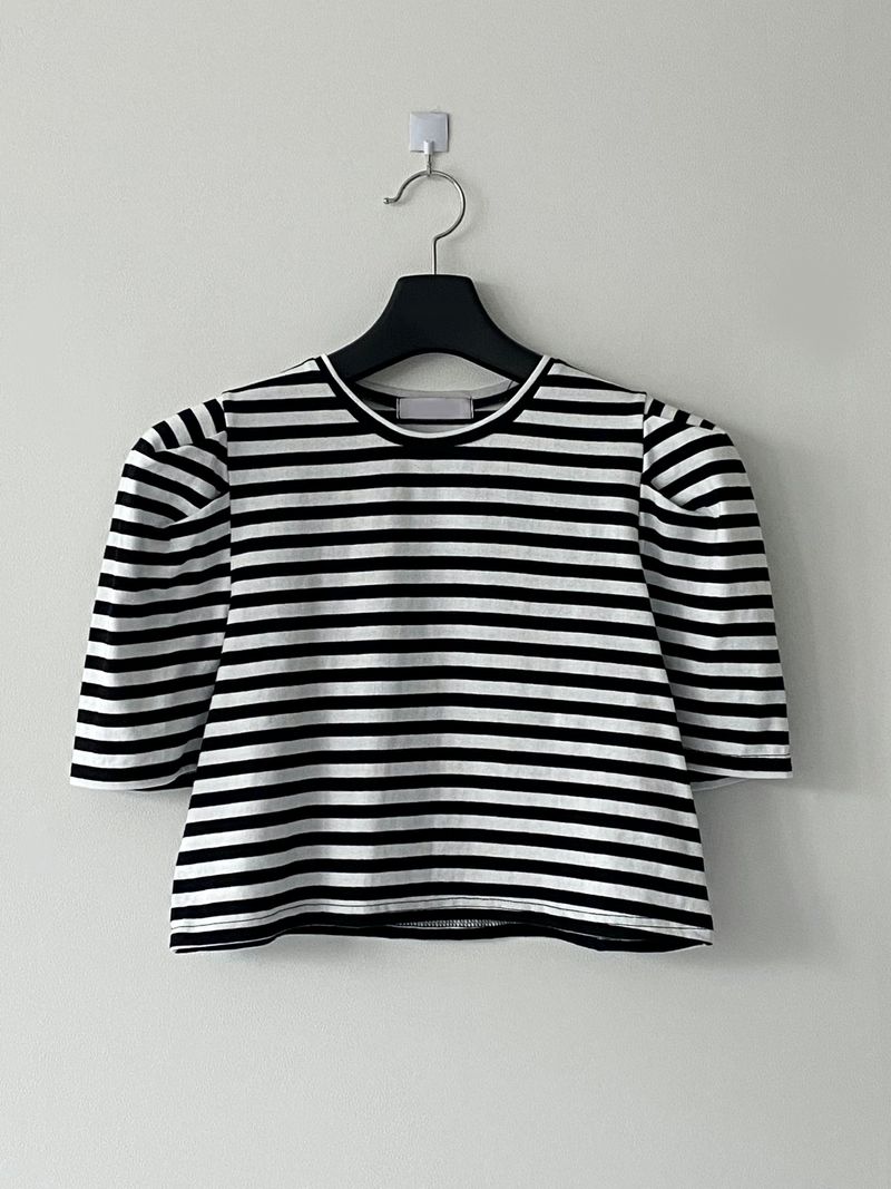 Garni puff stripe T