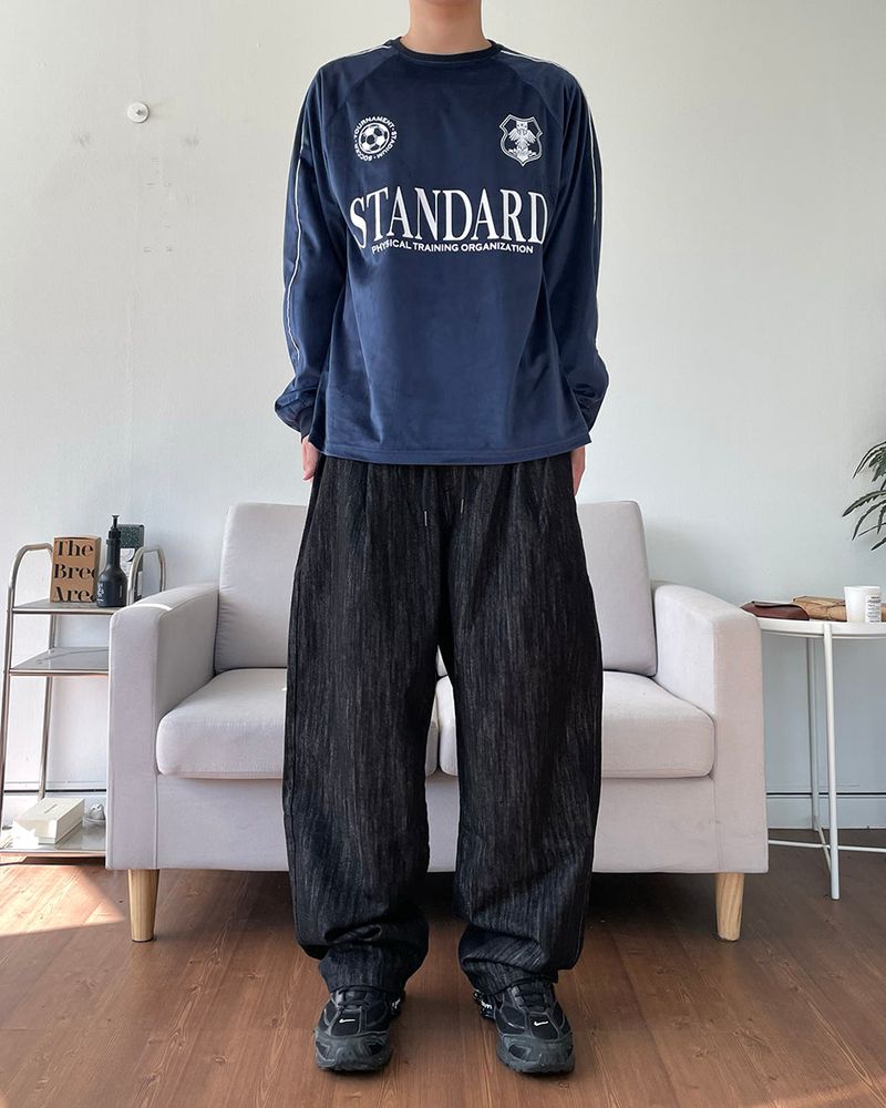 Velvet Soccer Long-Sleeved T-shirt