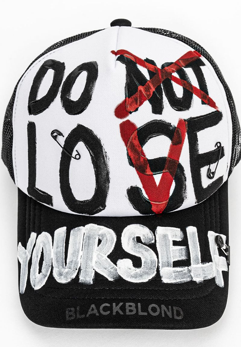 BBD DLY Graffiti Trucker Mesh Cap (Black)