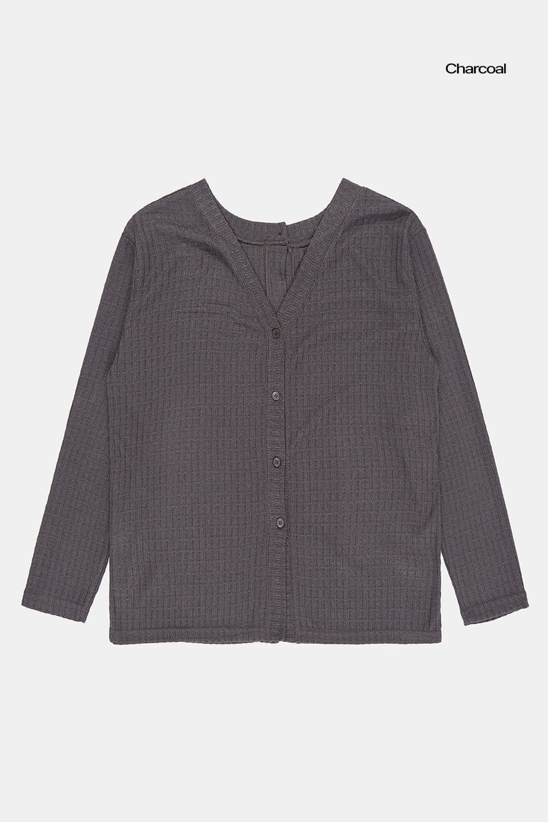 Muto loose two-way cardigan