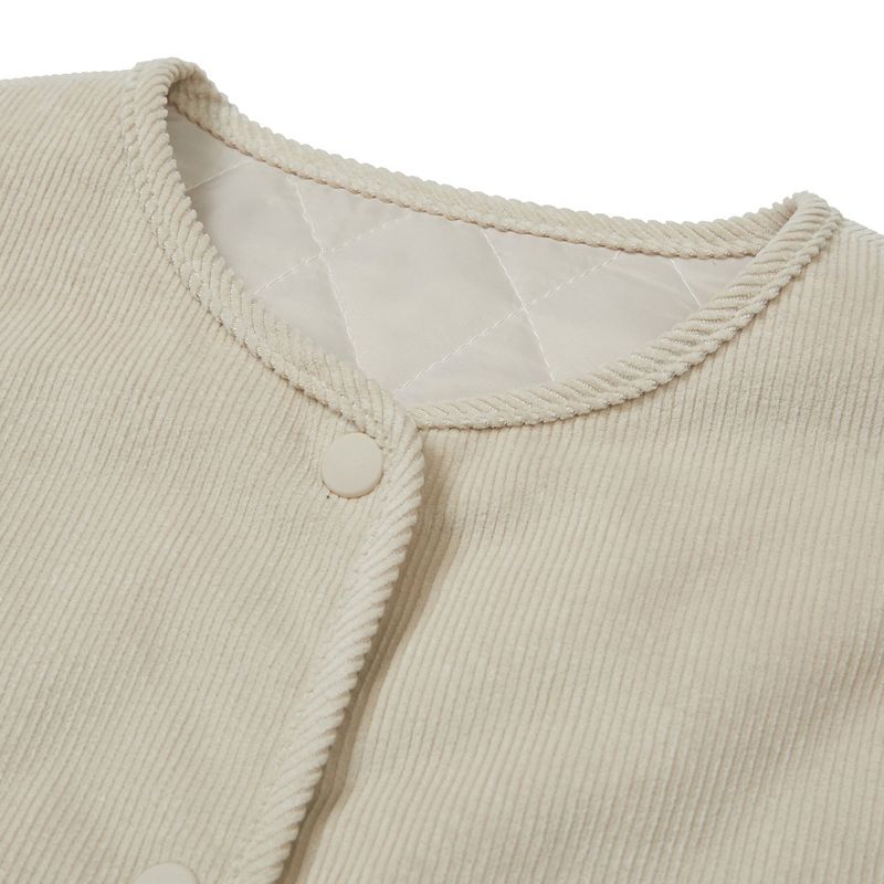 キルティングコーデュロイジャケット / Quilting Corduroy Jacket [BEIGE]