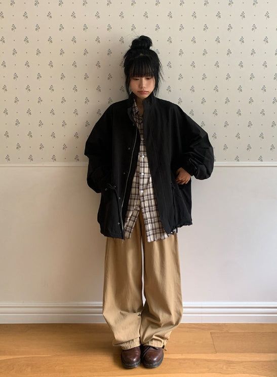 [unisex] Delice Vintage Check Long Sleeve Shirt