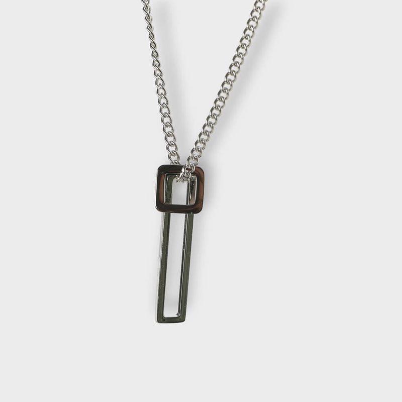Double Square Necklace