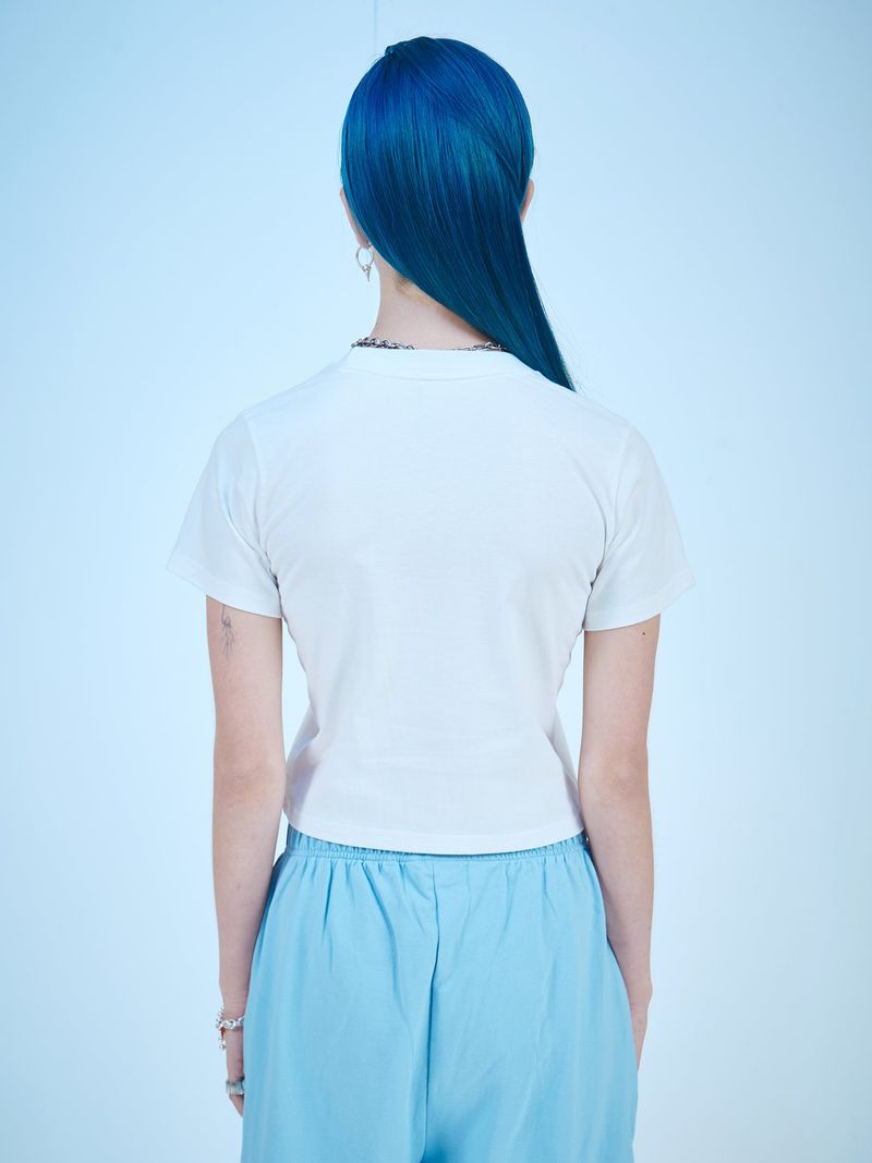 RABBIT CROP T-SHIRTS(OW)