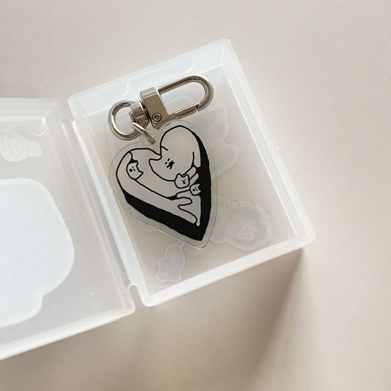 Love Box Cats Key Ring