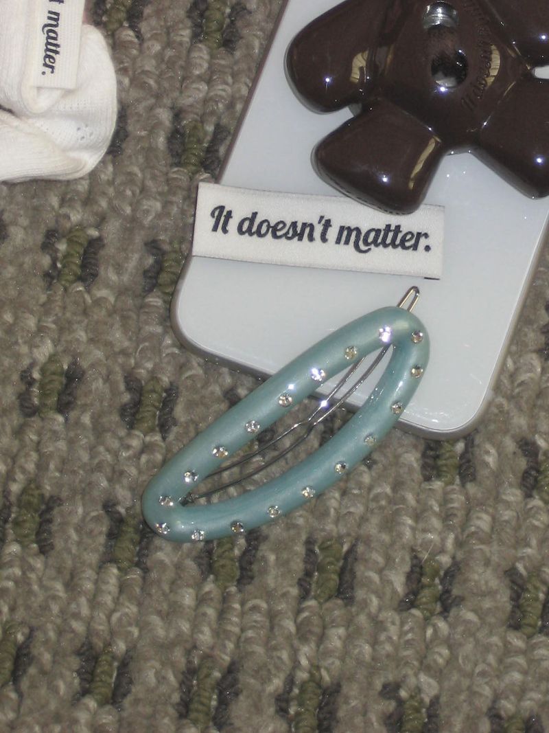 Dazzle cubic hair pin (Mint)
